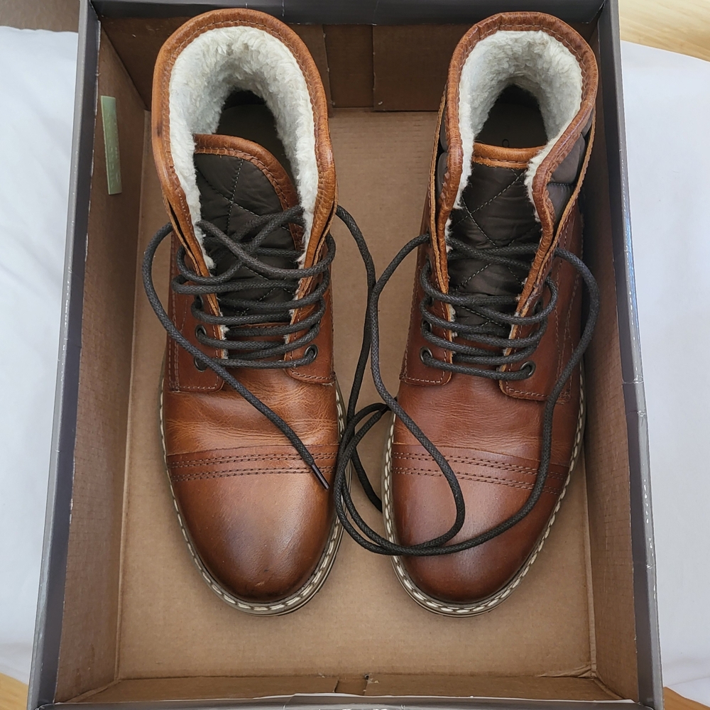 Crown Vintage Brown Leather Ankle Boots "Like New"